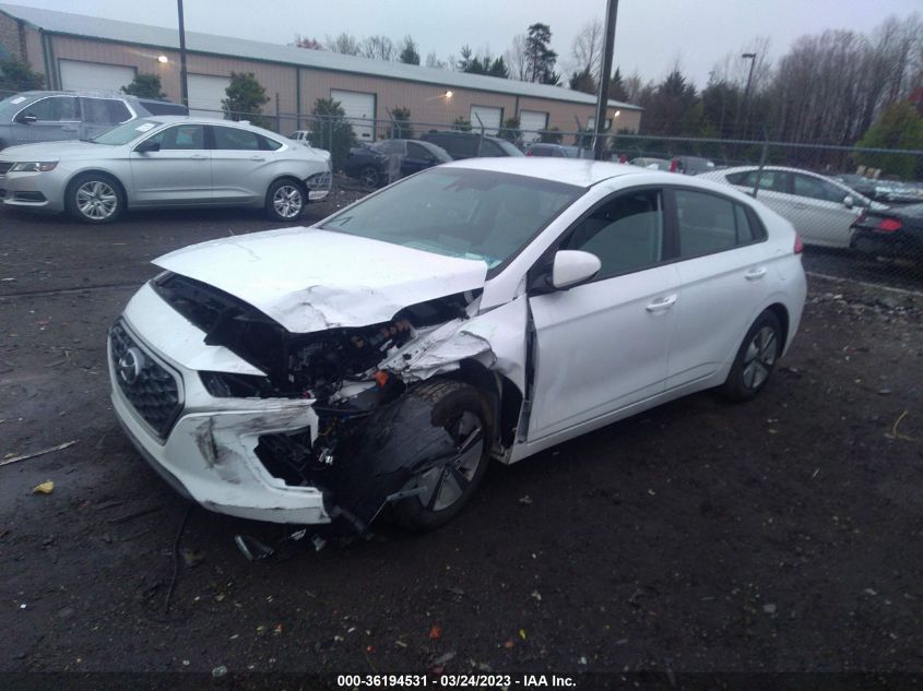 2022 HYUNDAI IONIQ HYBRID BLUE - KMHC65LC3NU270639