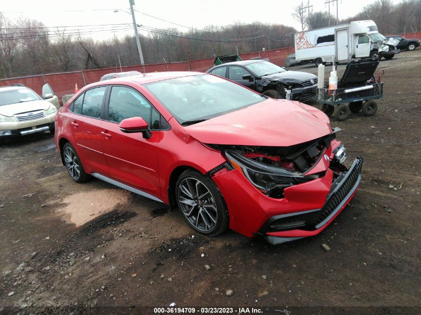 2021 TOYOTA COROLLA SE/NIGHTSHADE/APEX SE - 5YFS4MCE5MP079642