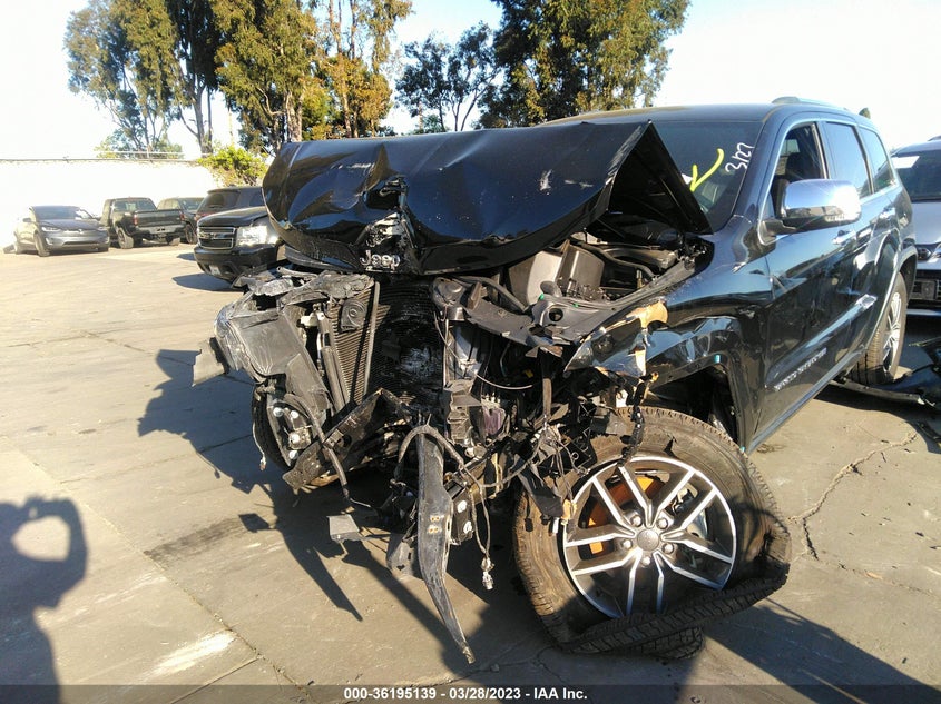 VIN 1C4RJEBG2KC852475 2019 JEEP GRAND CHEROKEE LIMITED