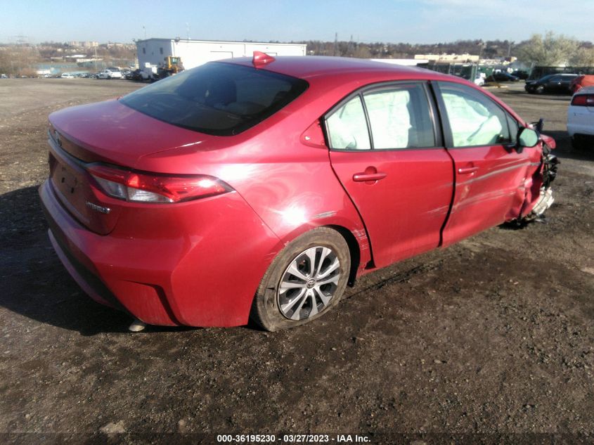 2021 TOYOTA COROLLA HYBRID LE - JTDEAMDE2MJ031279