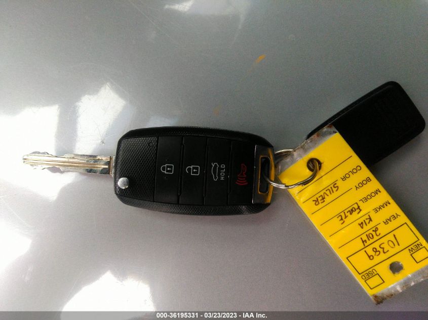 2014 KIA FORTE EX - KNAFX4A8XE5123796