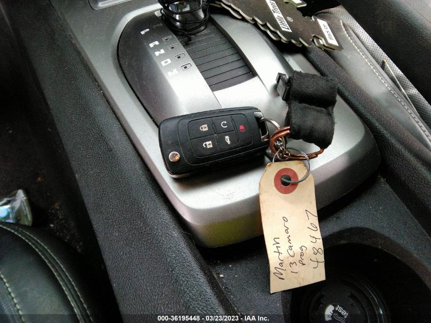 2013 CHEVROLET CAMARO LT - 2G1FC1E39D9204939