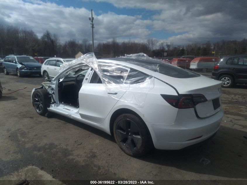 2022 TESLA MODEL 3 - 5YJ3E1EA4NF347667