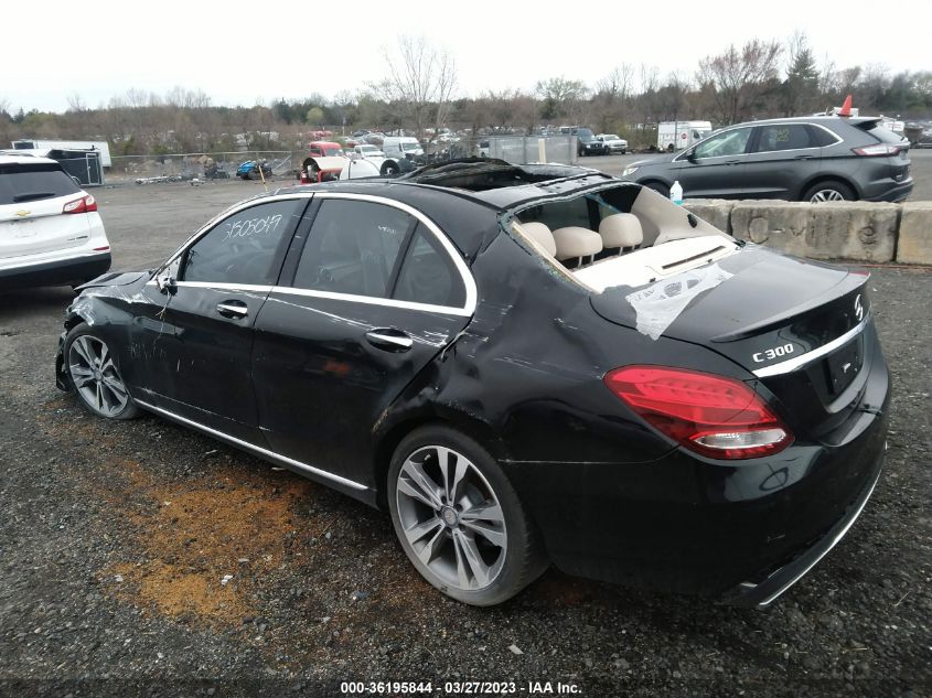 2017 MERCEDES-BENZ C 300 SPORT/LUXURY - WDDWF4JB2HR242513