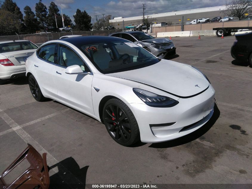 2020 TESLA MODEL 3 PERFORMANCE - 5YJ3E1EC8LF719249