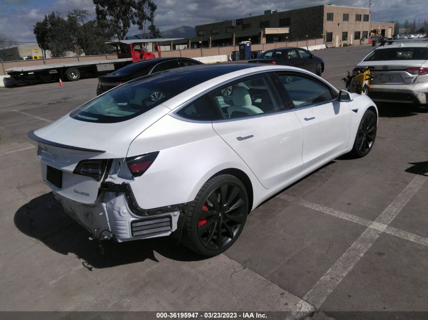 2020 TESLA MODEL 3 PERFORMANCE - 5YJ3E1EC8LF719249