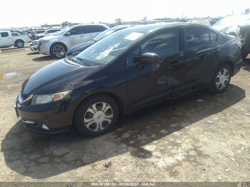 2014 HONDA CIVIC HYBRID - 19XFB4F2XEE200080