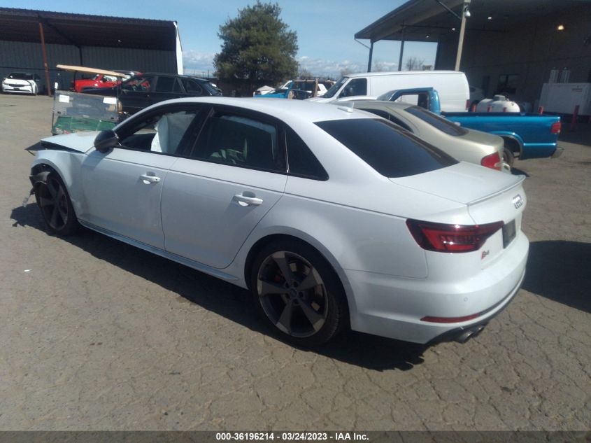 2019 AUDI S4 PREMIUM PLUS - WAUB4AF48KA002344