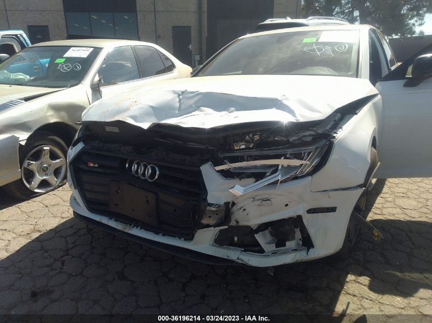 2019 AUDI S4 PREMIUM PLUS - WAUB4AF48KA002344