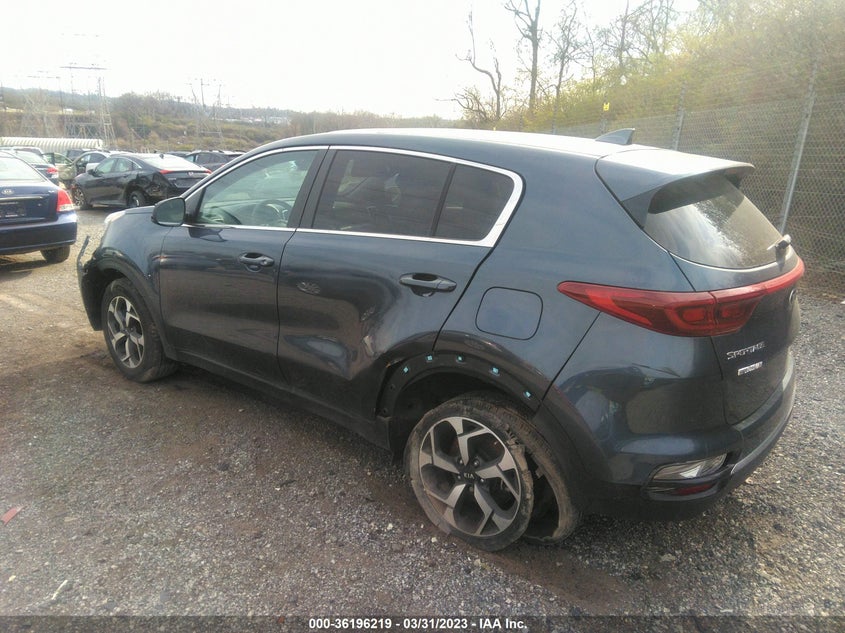 VIN KNDPM3AC4M7870456 2021 KIA SPORTAGE LX