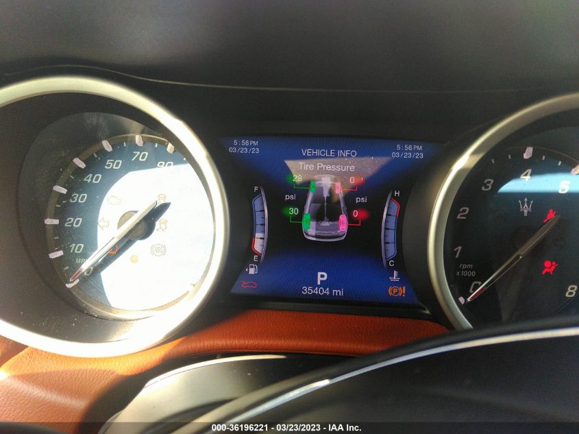 2018 MASERATI GHIBLI ZAM57XSA8J1295212