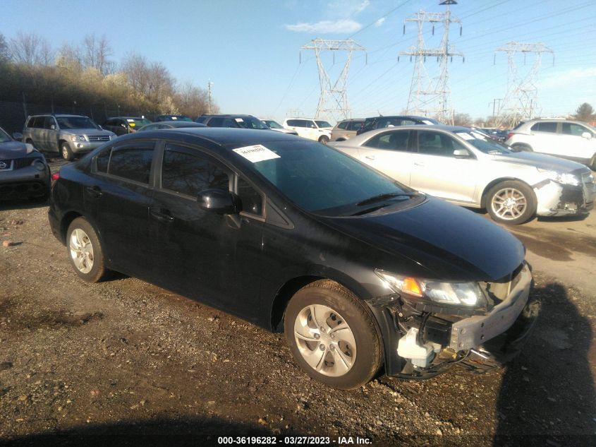 2013 HONDA CIVIC LX - 2HGFB2F56DH600754