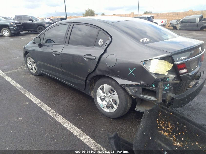 2013 HONDA CIVIC SDN LX - 2HGFB2F51DH549860
