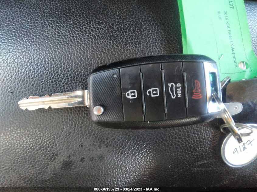 2016 KIA FORTE LX - KNAFK4A6XG5554140