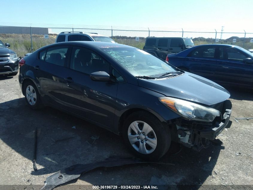 2016 KIA FORTE LX - KNAFK4A6XG5554140