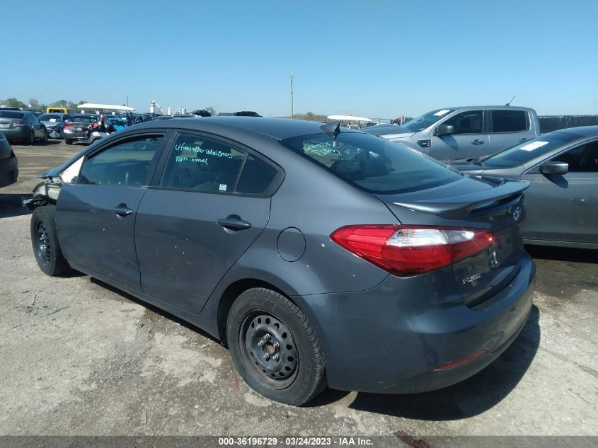 2016 KIA FORTE LX - KNAFK4A6XG5554140