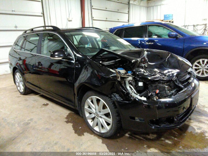 2014 VOLKSWAGEN JETTA SPORTWAGEN TDI W/SUNROOF - 3VWPL7AJ9EM610552