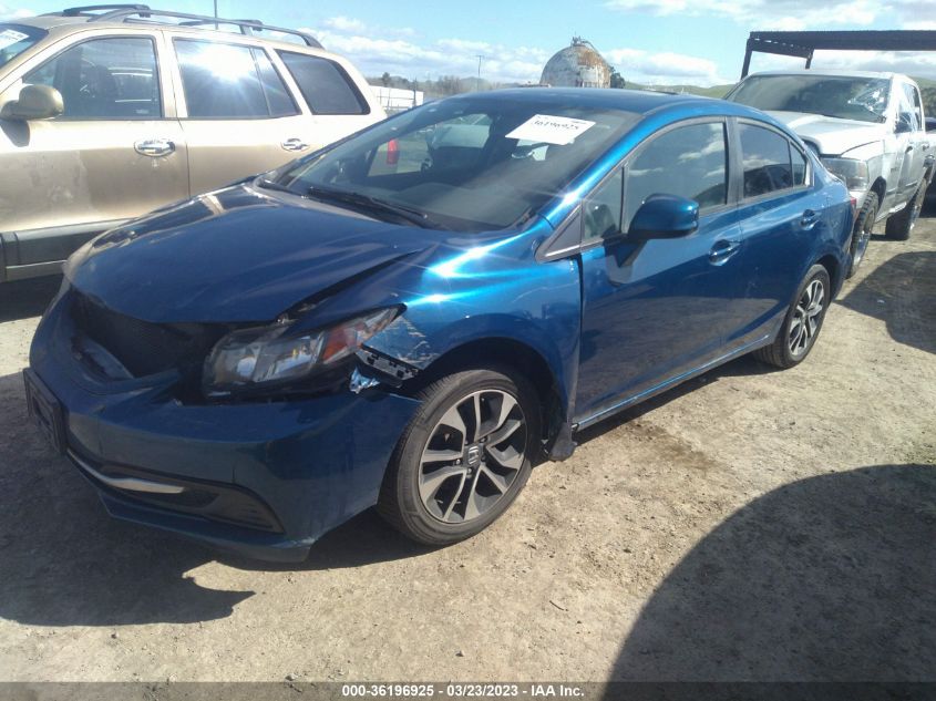 2013 HONDA CIVIC SDN EX - 19XFB2F86DE250563
