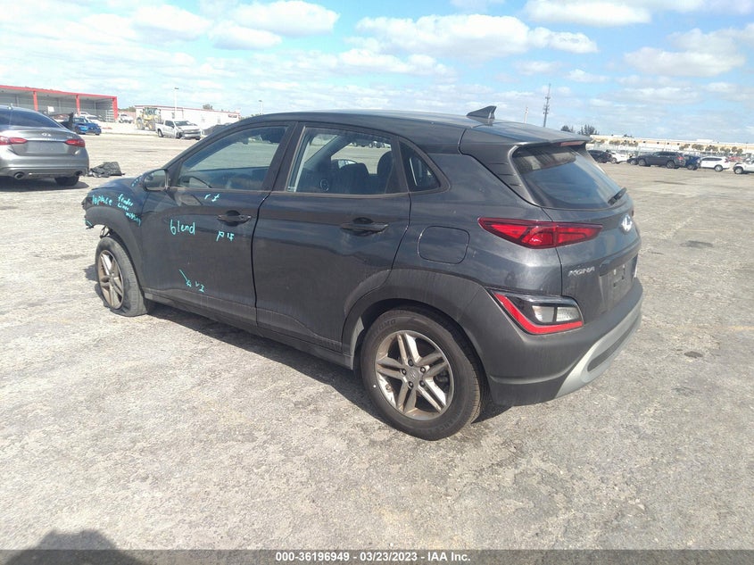 VIN KM8K22AB6NU763702 2022 HYUNDAI KONA SE