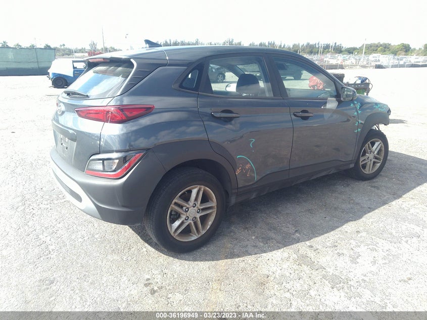 VIN KM8K22AB6NU763702 2022 HYUNDAI KONA SE