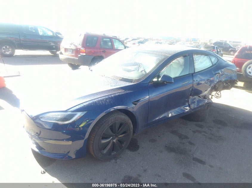 VIN 5YJSA1E68NF487160 2022 TESLA MODEL S PLAID