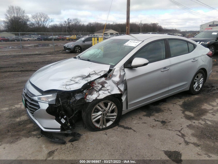 VIN 5NPD84LF5KH461668 2019 HYUNDAI ELANTRA SEL