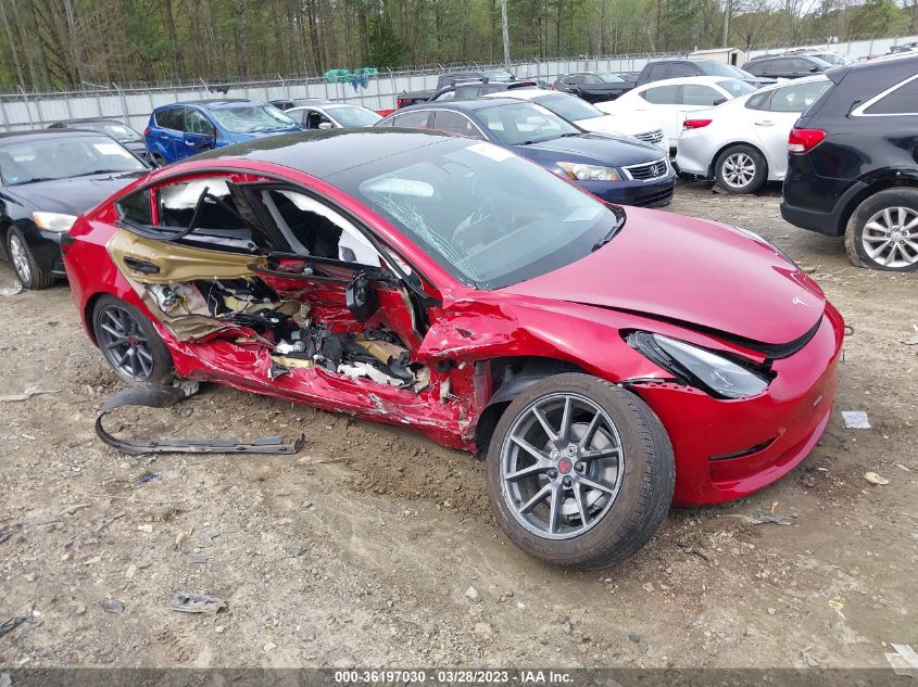 2021 TESLA MODEL 3 STANDARD RANGE PLUS - 5YJ3E1EA4MF955607