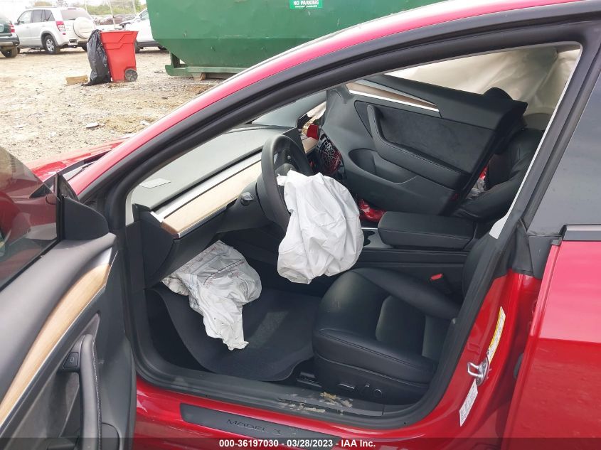 2021 TESLA MODEL 3 STANDARD RANGE PLUS - 5YJ3E1EA4MF955607