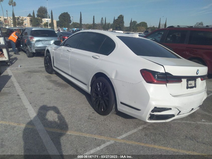 2022 BMW 7 SERIES 740I - WBA7T2C09NCH16527