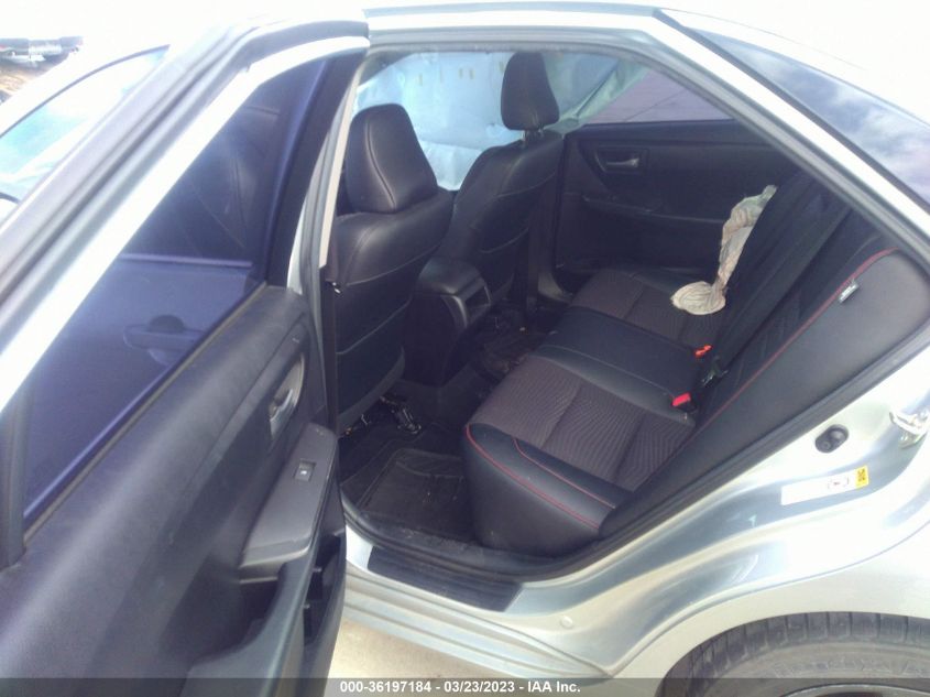 2015 TOYOTA CAMRY XLE/SE/LE/XSE - 4T1BF1FK1FU886543