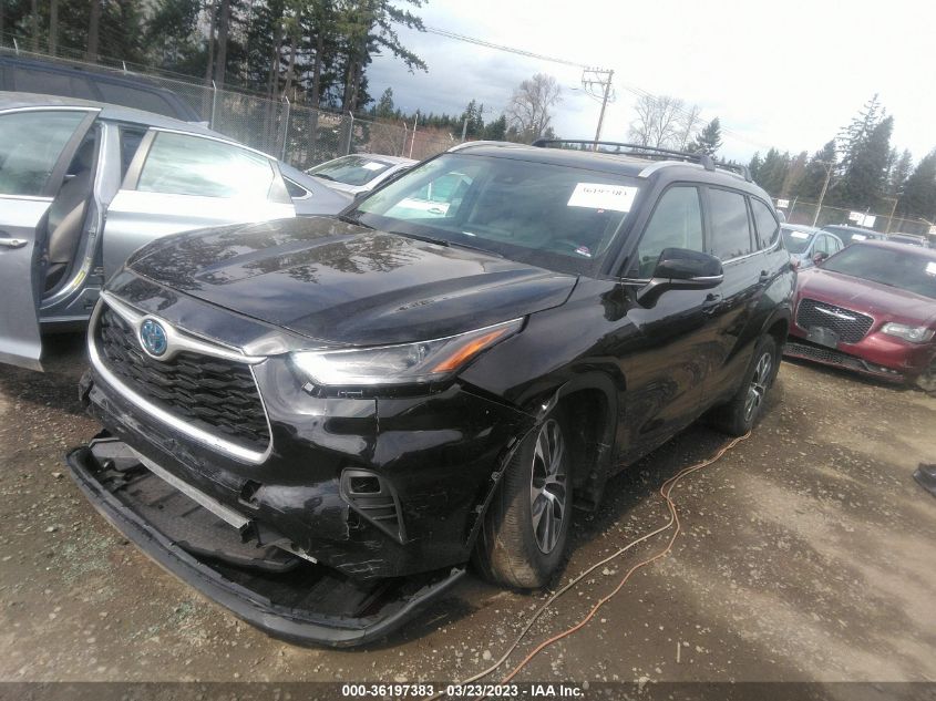 2022 TOYOTA HIGHLANDER HYBRID - 5TDHBRCH3NS562675