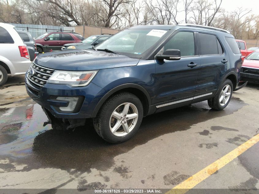 2016 FORD EXPLORER XLT - 1FM5K8DH5GGC22383