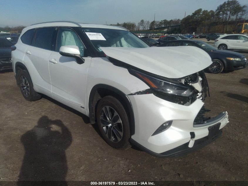 2022 TOYOTA HIGHLANDER HYBRID - 5TDGBRCH8NS558908