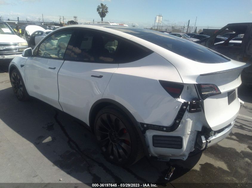 2021 TESLA MODEL Y PERFORMANCE - 5YJYGDEF2MF276044