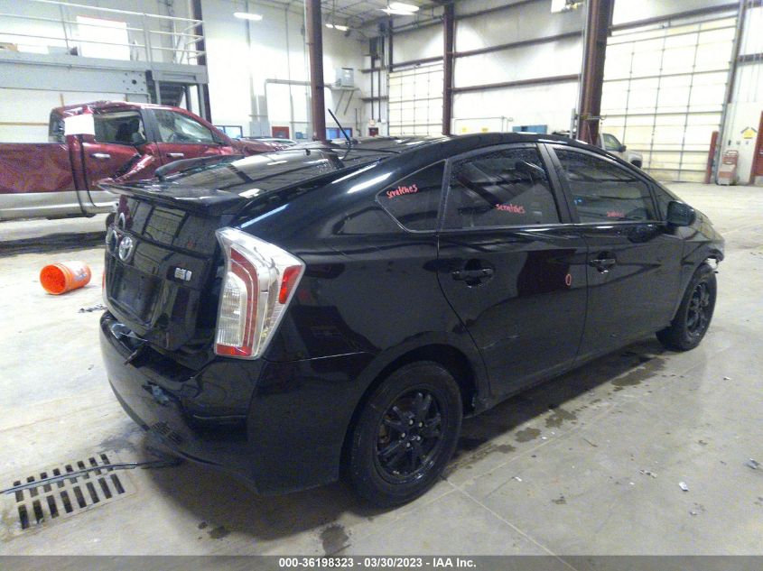 2013 TOYOTA PRIUS ONE/TWO/THREE/FOUR/FIVE - JTDKN3DU7D5549213