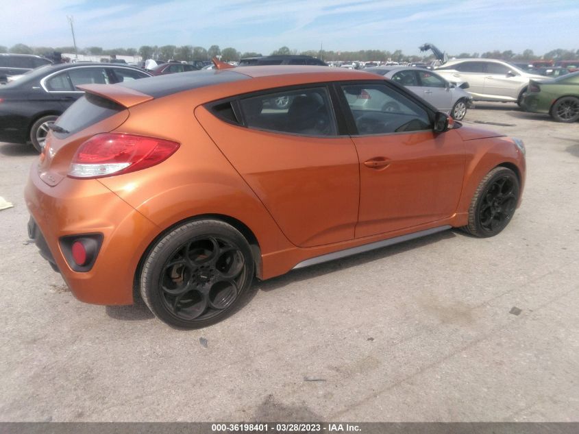 2014 HYUNDAI VELOSTER TURBO - KMHTC6AE8EU211430