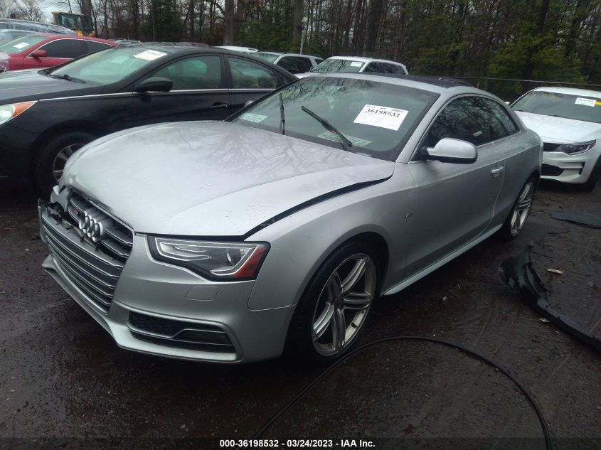 2013 AUDI S5 PREMIUM PLUS WAUCGAFR0DA029080