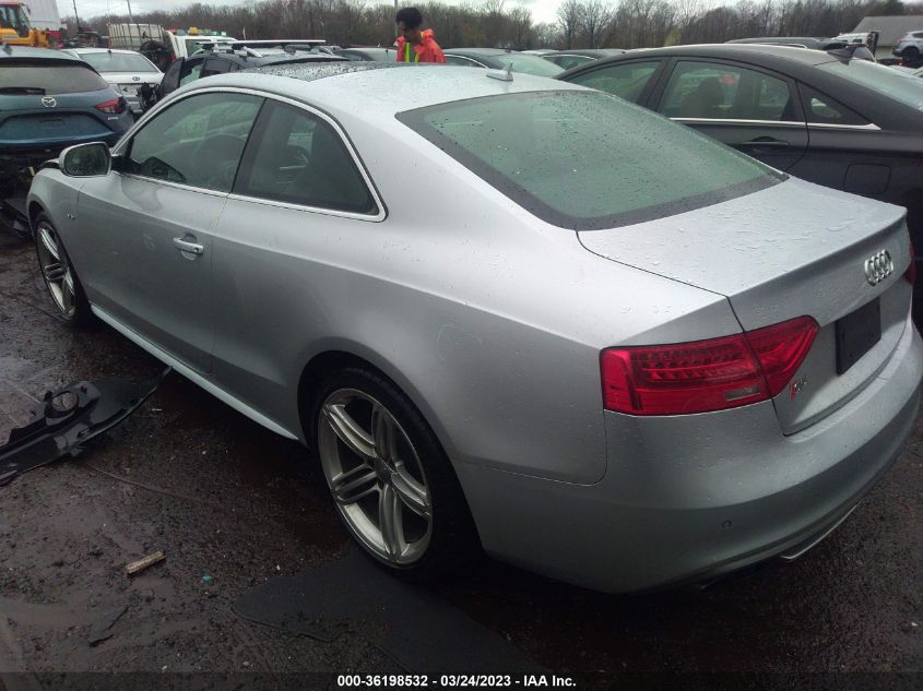 2013 AUDI S5 PREMIUM PLUS WAUCGAFR0DA029080
