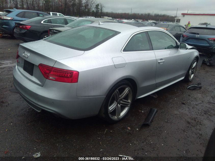 2013 AUDI S5 PREMIUM PLUS WAUCGAFR0DA029080
