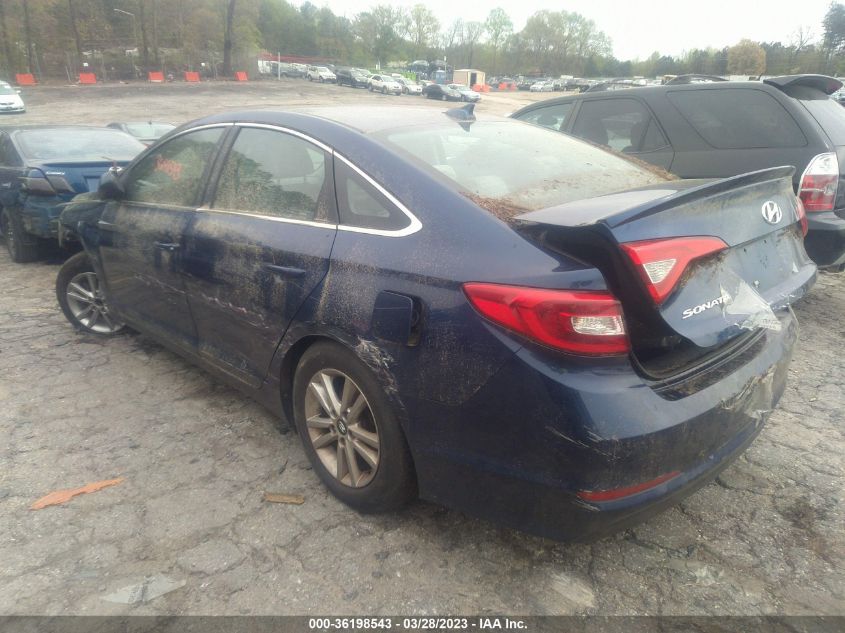 2017 HYUNDAI SONATA 2.4L - 5NPE24AF1HH562529