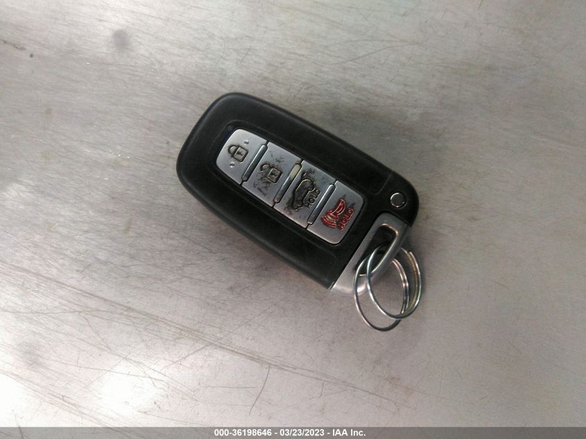 2013 HYUNDAI VELOSTER TURBO W/BLUE INT - KMHTC6AE2DU112133