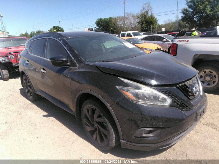 2018 NISSAN MURANO SL - 5N1AZ2MG1JN119611