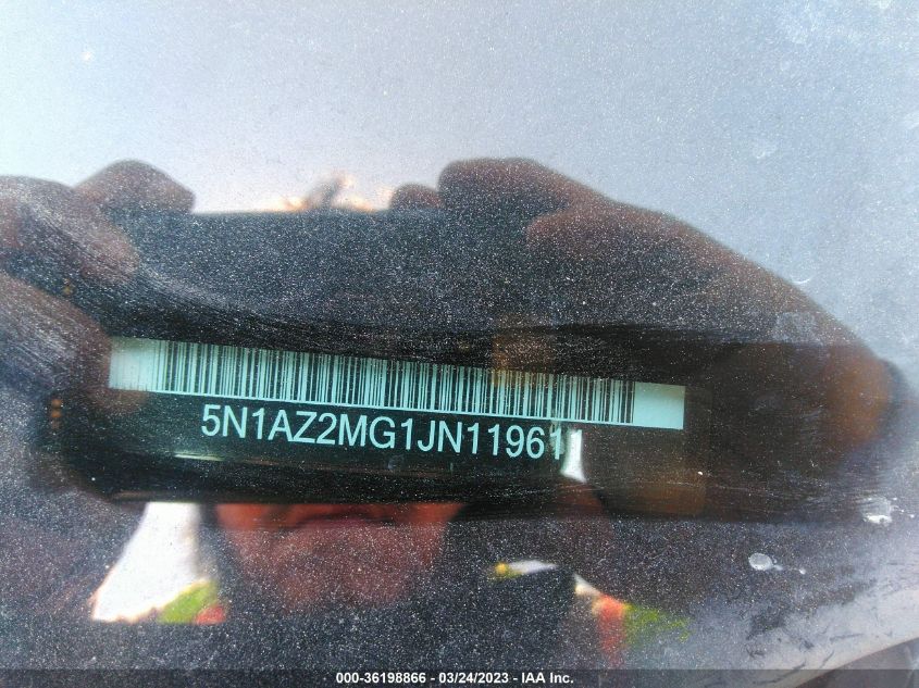 2018 NISSAN MURANO SL - 5N1AZ2MG1JN119611