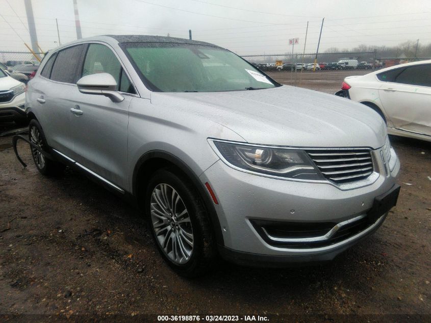 2016 LINCOLN MKX RESERVE - 2LMTJ8LR2GBL47387