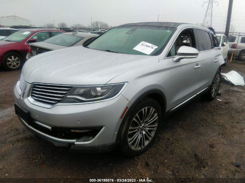 2016 LINCOLN MKX RESERVE - 2LMTJ8LR2GBL47387