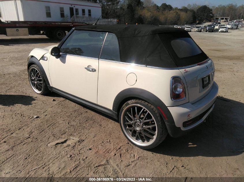 2015 MINI COOPER CONVERTIBLE S - WMWZP3C58F2A91639
