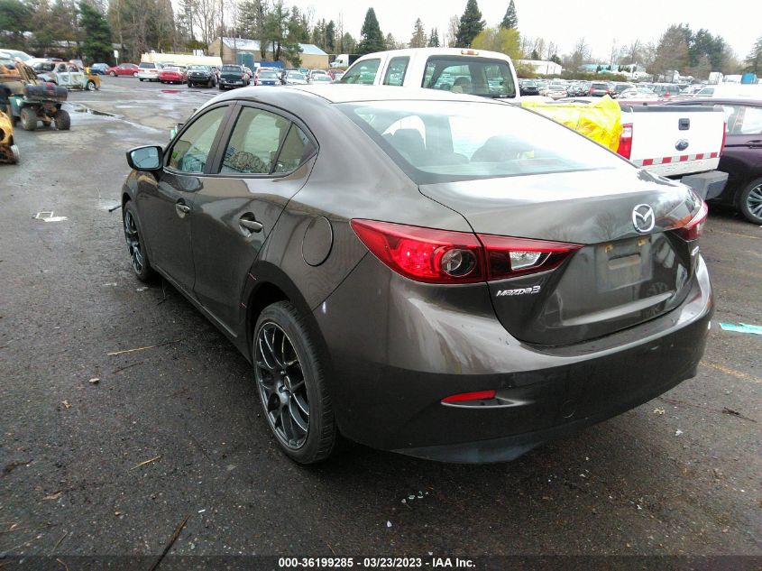 2015 MAZDA MAZDA3 I SPORT - JM1BM1U75F1241095