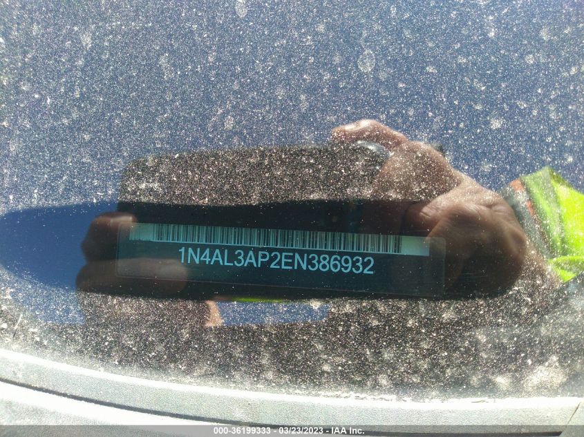 2014 NISSAN ALTIMA 2.5 S - 1N4AL3AP2EN386932