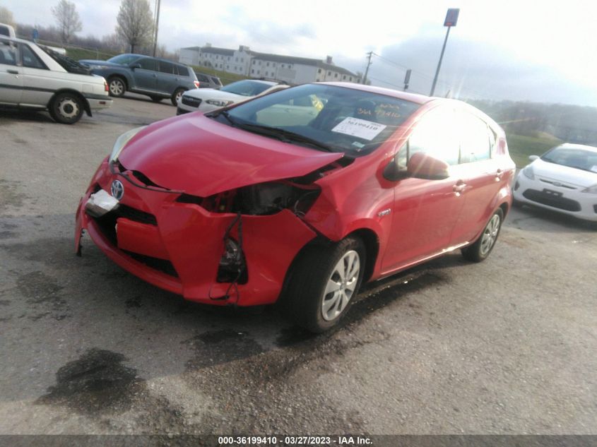 2013 TOYOTA PRIUS C ONE/TWO/THREE/FOUR - JTDKDTB31D1047527