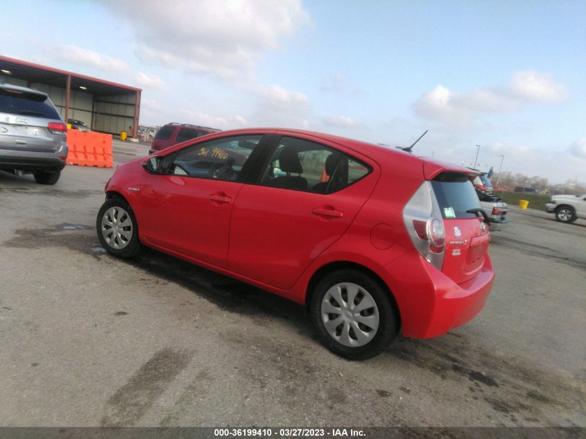 2013 TOYOTA PRIUS C ONE/TWO/THREE/FOUR - JTDKDTB31D1047527